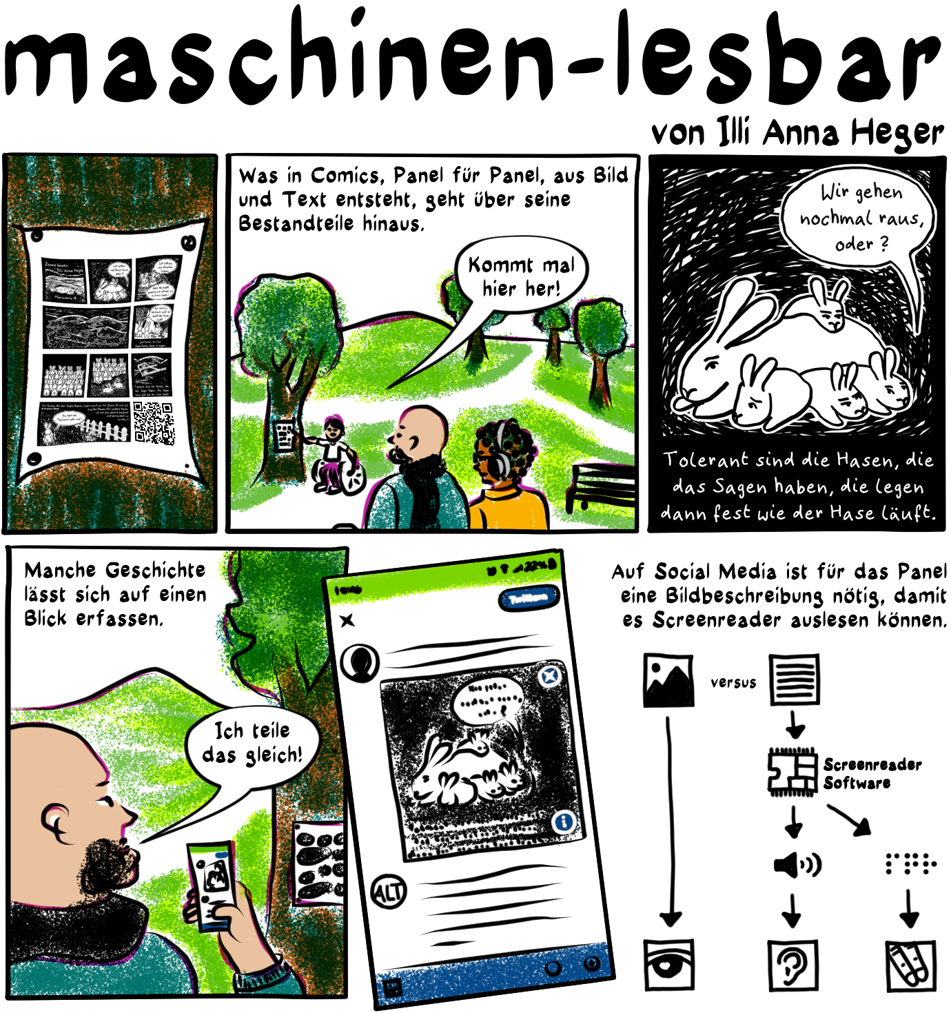 Comic : maschinen-lesbar, das ganze Comic wird im folgenden in reinen Text transkribiert